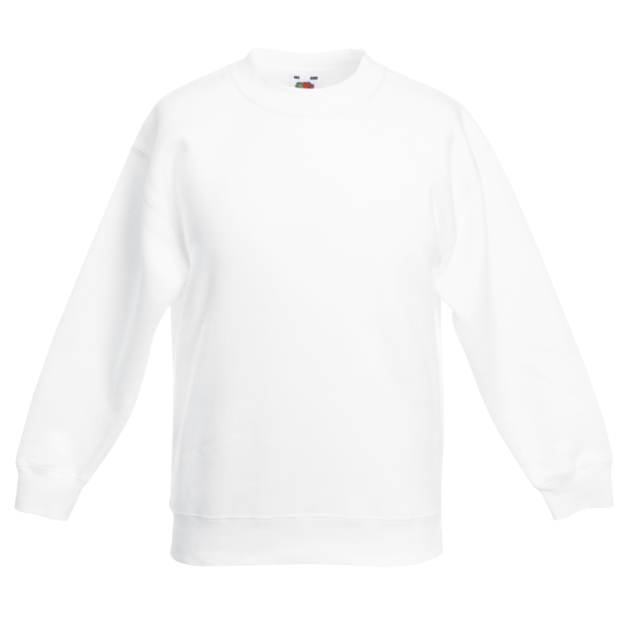 Fruit Of The Loom Kids Girls/Boys Classic 80/20 Set-In Sweatshirt Top RW3154 - Picture 25 of 26