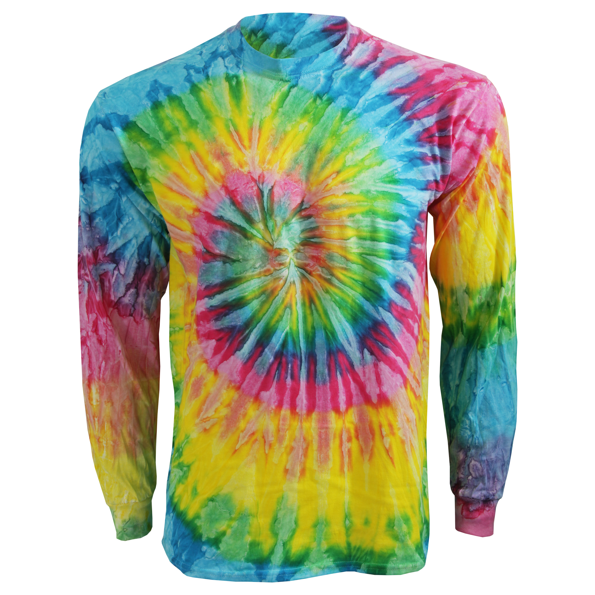 Colortone Erwachsene Unisex Herren/Damen Langarm Batik T-Shirt/Top RW3292 - Bild 4 von 6