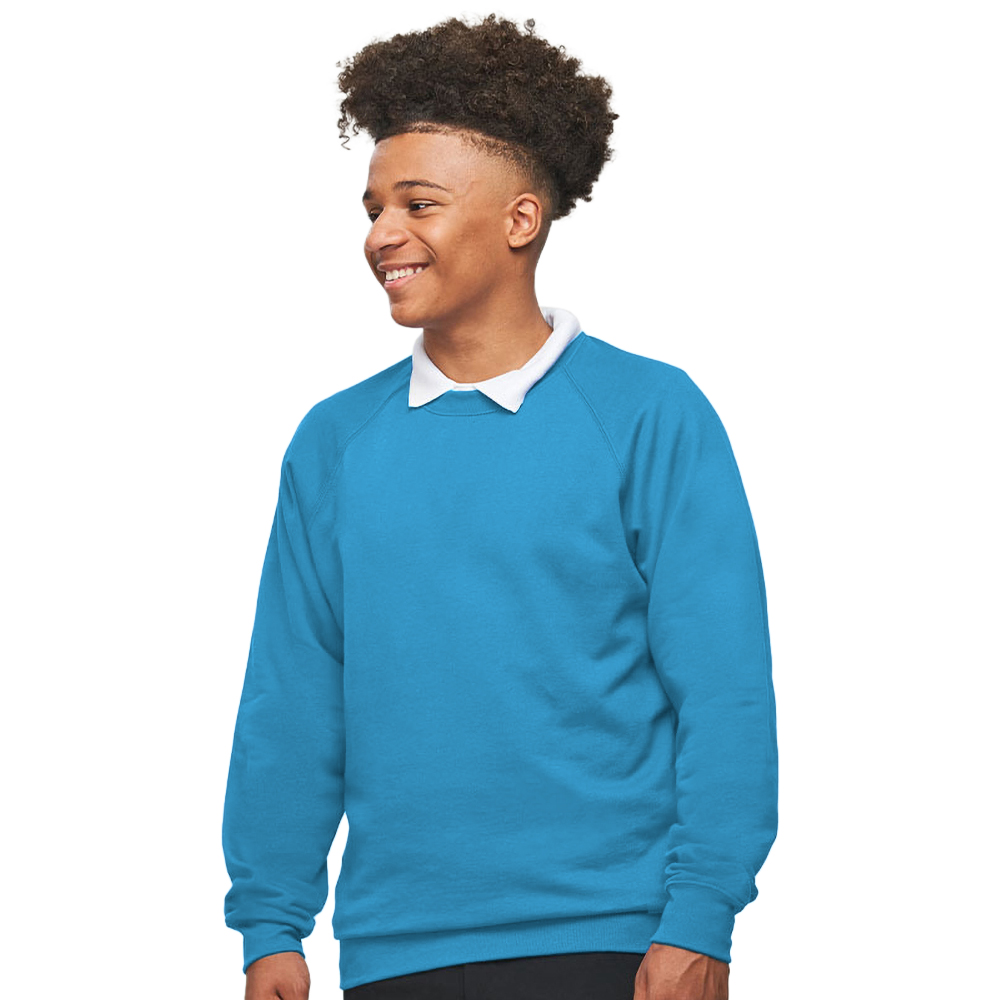 AWDis Academy Childrens/Kids Crew Neck Raglan School Sweatshirt (RW3916) - Picture 25 of 25