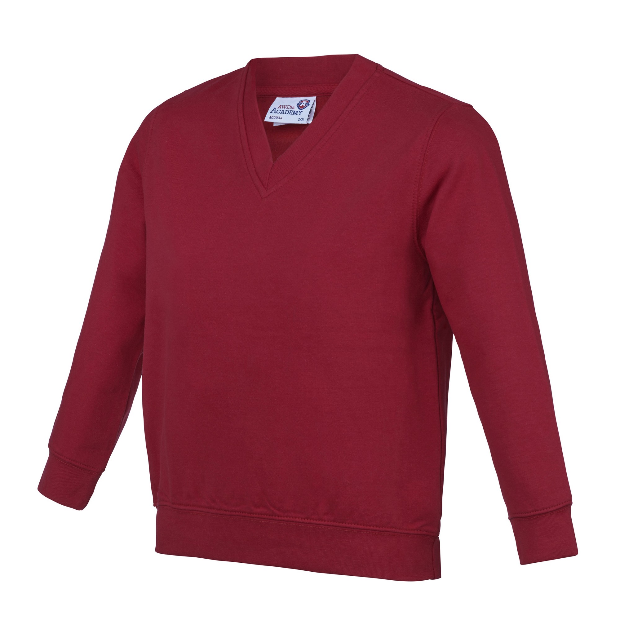 AWDis Academy Childrens/Kids Junior V Neck School Jumper/Sweatshirt (RW3925) - Picture 5 of 23