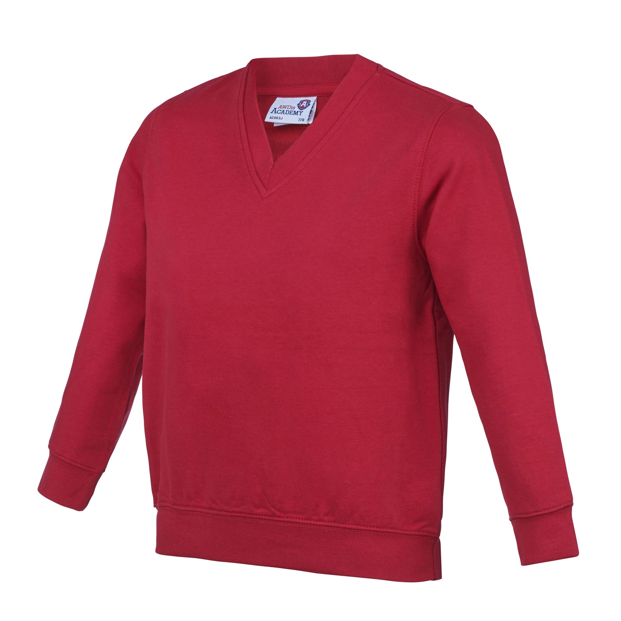 AWDis Academy Childrens/Kids Junior V Neck School Jumper/Sweatshirt (RW3925) - Picture 19 of 23