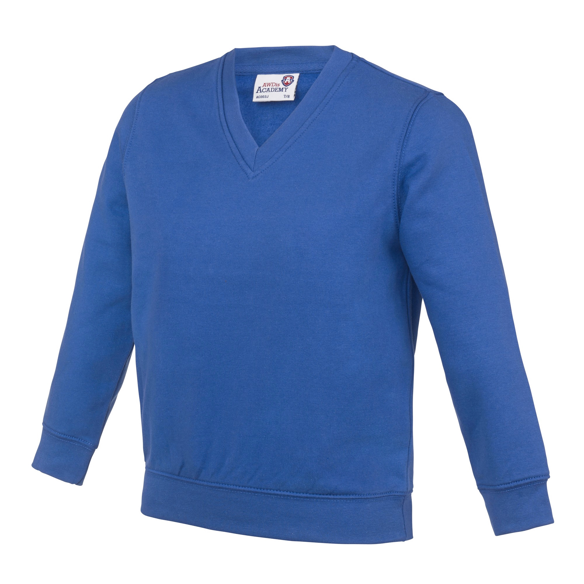 AWDis Academy Childrens/Kids Junior V Neck School Jumper/Sweatshirt (RW3925) - Picture 22 of 23