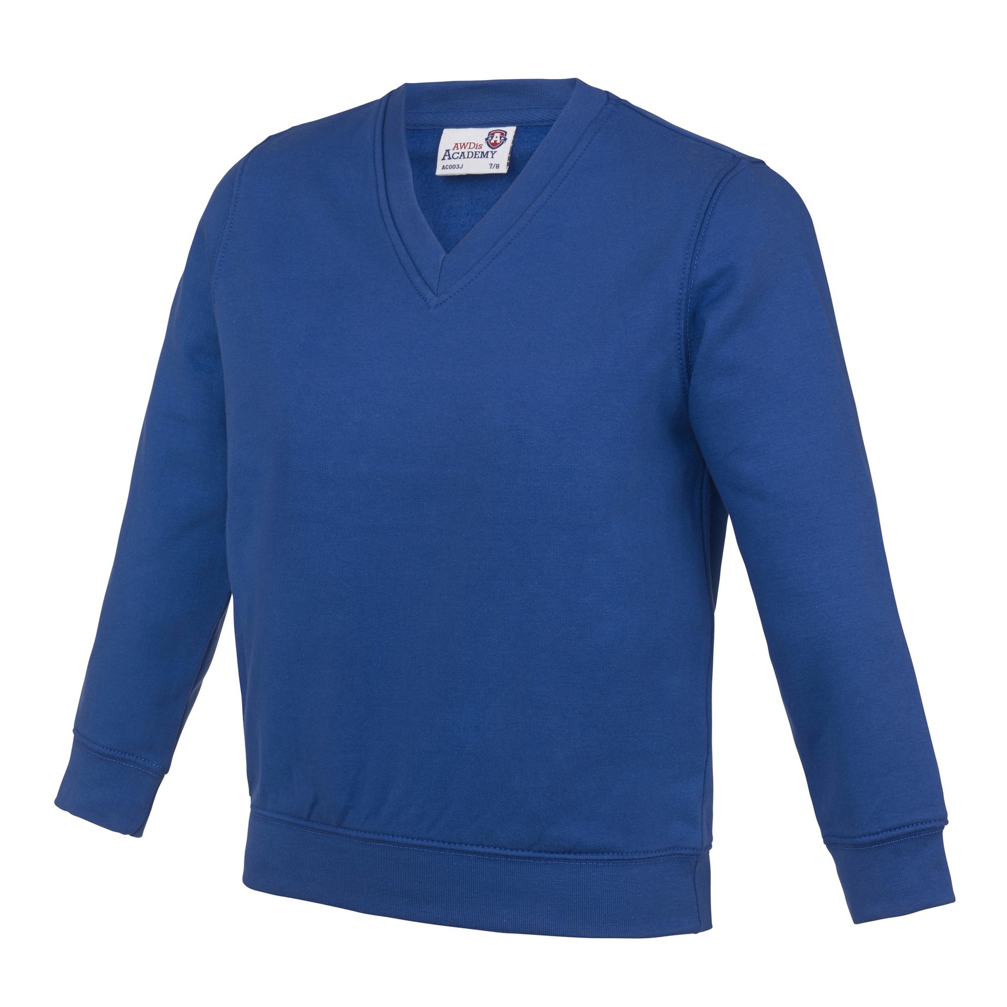 AWDis Academy Childrens/Kids Junior V Neck School Jumper/Sweatshirt (RW3925) - Picture 7 of 23