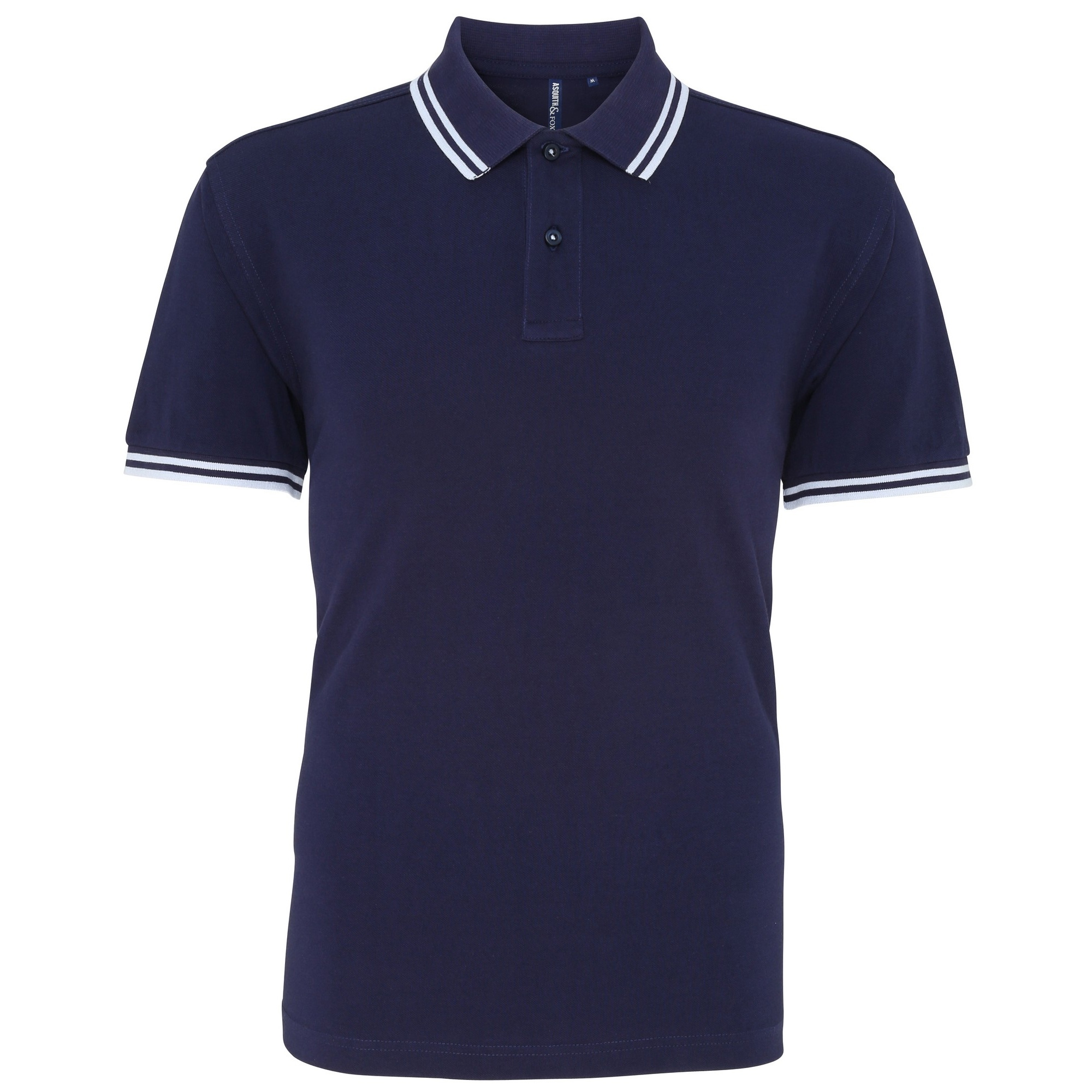 Asquith & Fox Mens Classic Fit Tipped Polo Shirt RW4809 - Picture 23 of 35