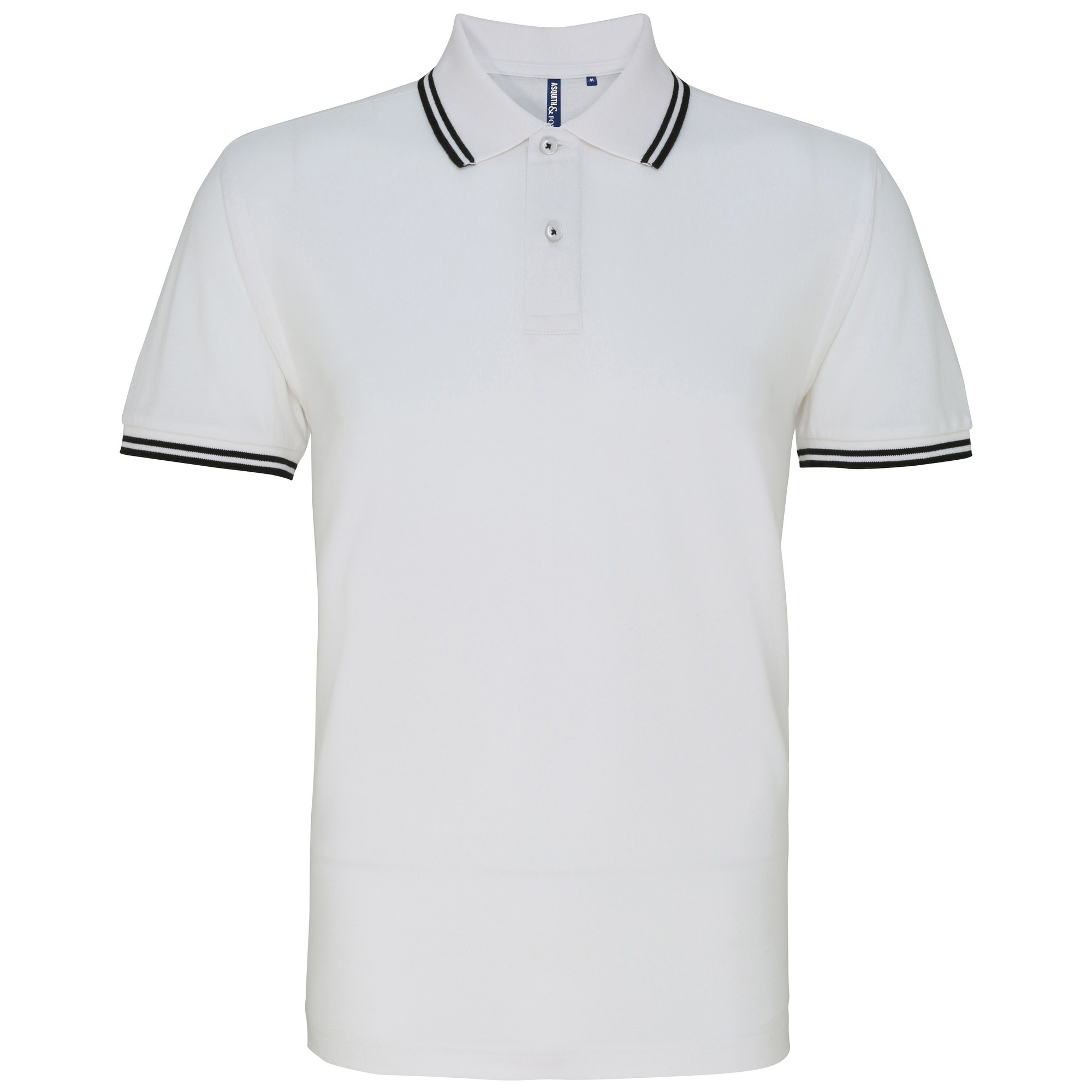 Asquith & Fox Mens Classic Fit Tipped Polo Shirt RW4809 - Picture 32 of 35
