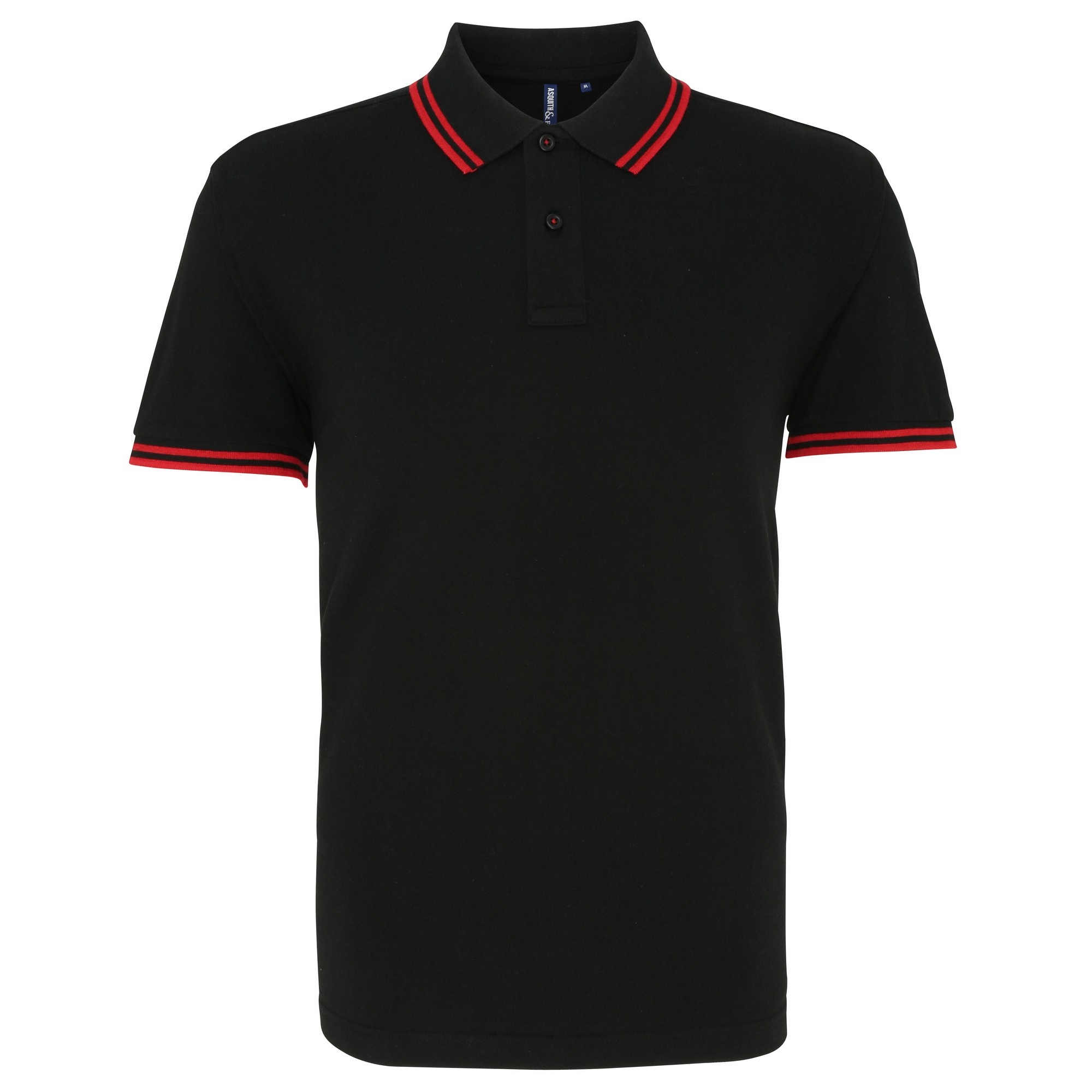 Asquith & Fox Mens Classic Fit Tipped Polo Shirt RW4809 - Picture 5 of 35