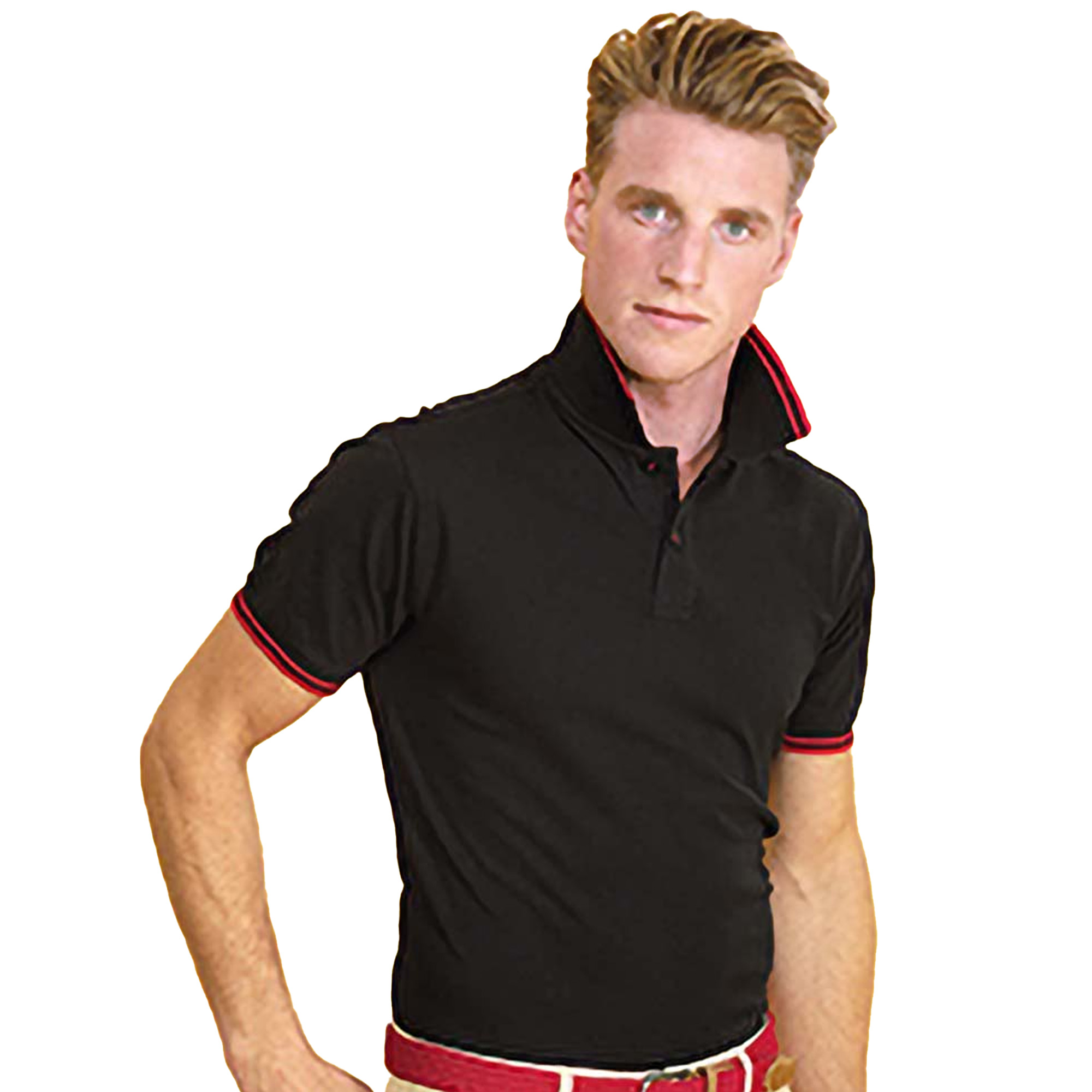 Asquith & Fox Mens Classic Fit Tipped Polo Shirt RW4809 - Picture 7 of 35
