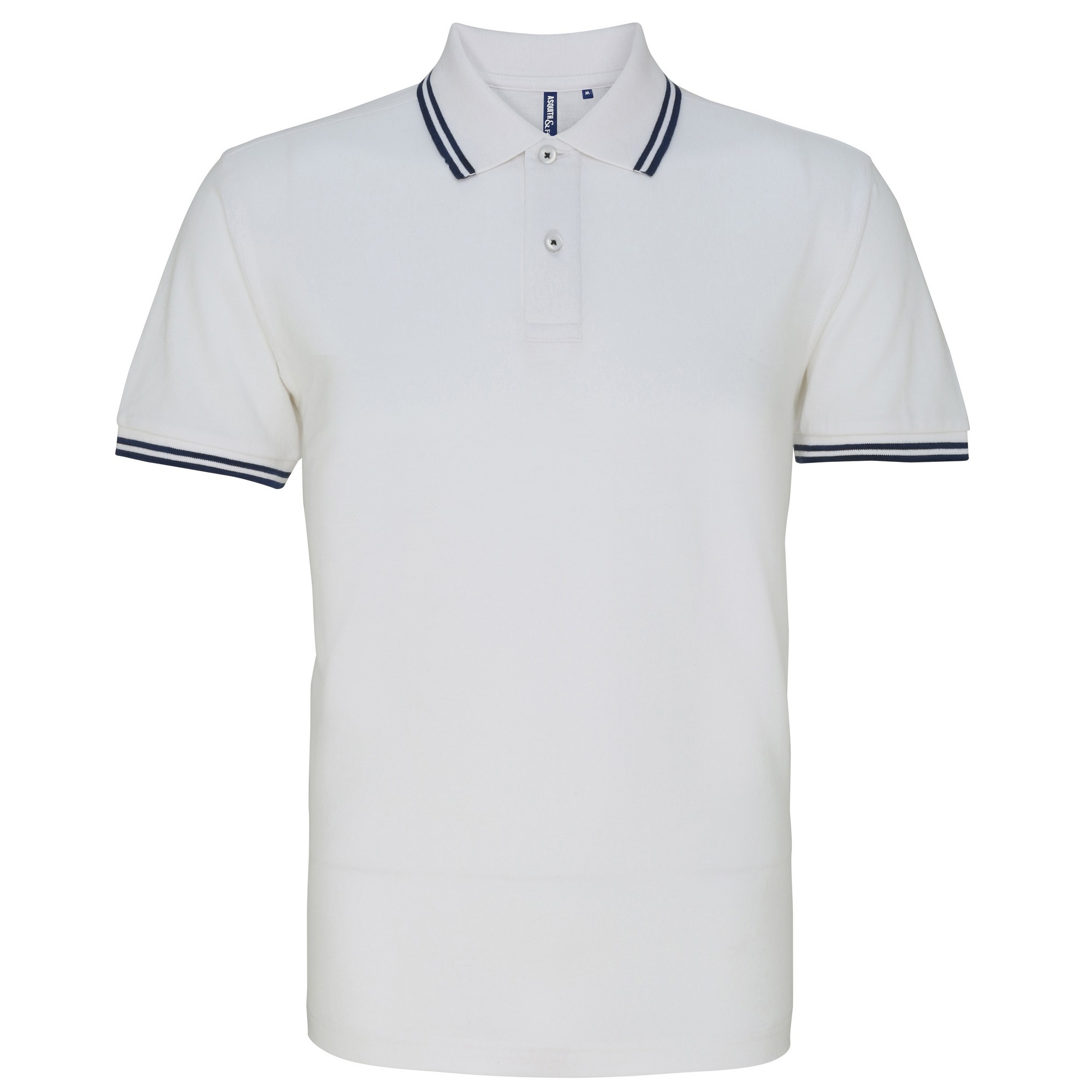 Asquith & Fox Mens Classic Fit Tipped Polo Shirt RW4809 - Picture 34 of 35