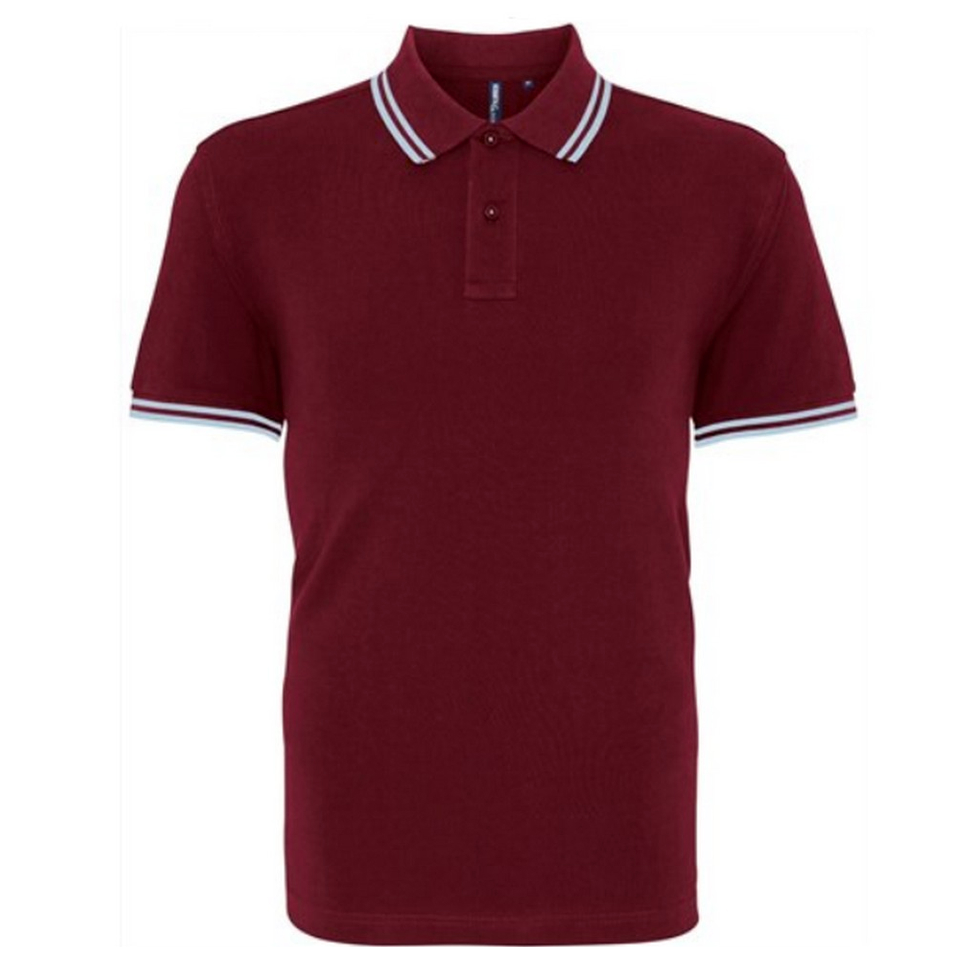 Asquith & Fox Mens Classic Fit Tipped Polo Shirt RW4809 - Picture 14 of 35
