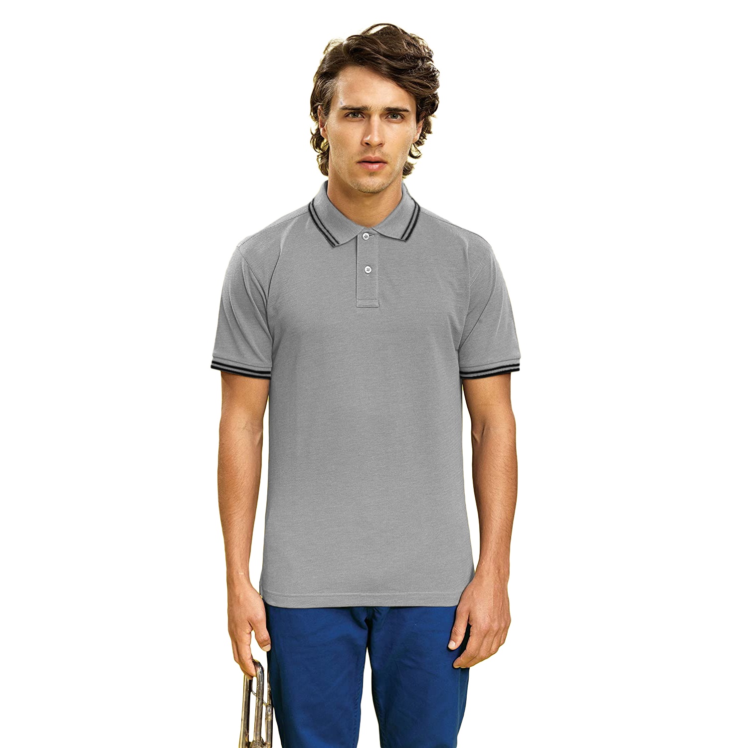Asquith & Fox Mens Classic Fit Tipped Polo Shirt RW4809 - Picture 20 of 35