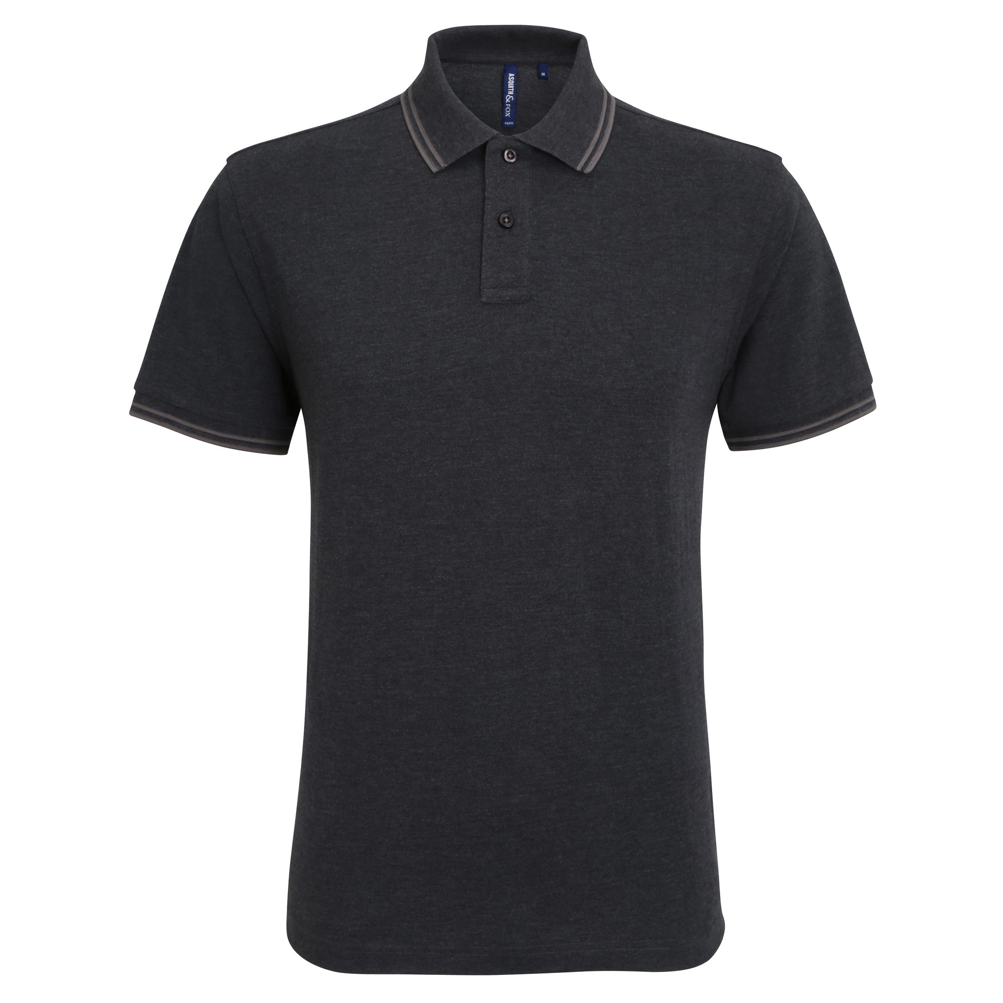 Asquith & Fox Mens Classic Fit Tipped Polo Shirt RW4809 - Picture 3 of 35