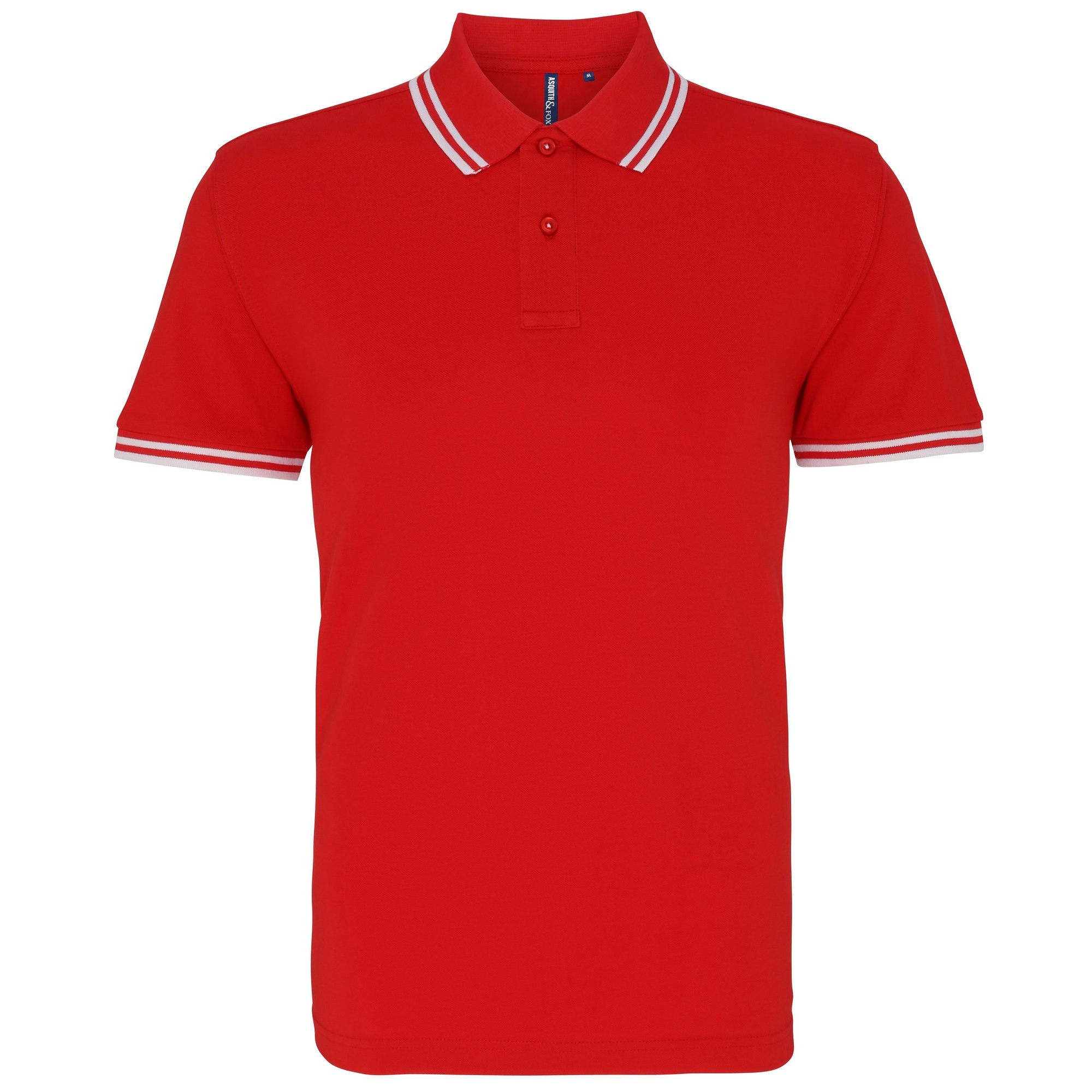 Asquith & Fox Mens Classic Fit Tipped Polo Shirt RW4809 - Picture 27 of 35