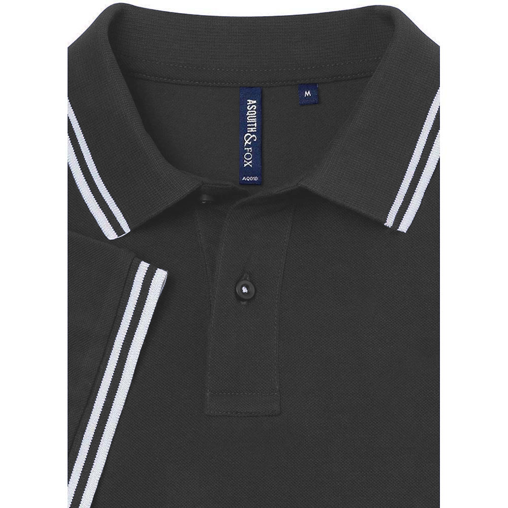 Asquith & Fox Mens Classic Fit Tipped Polo Shirt RW4809 - Picture 18 of 35