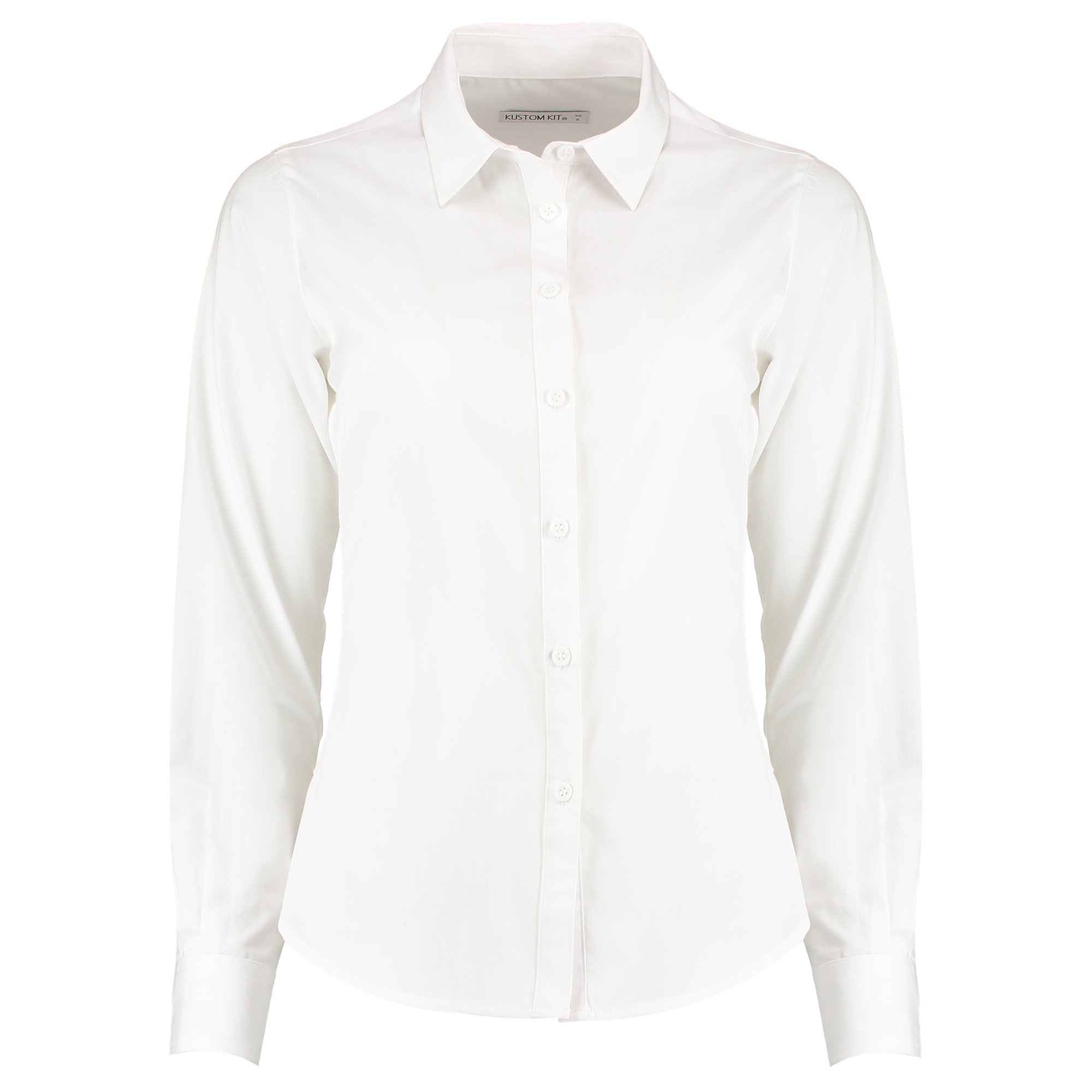 Kustom Kit Damen/Damen Langarm Popeline Shirt - Bild 8 von 9