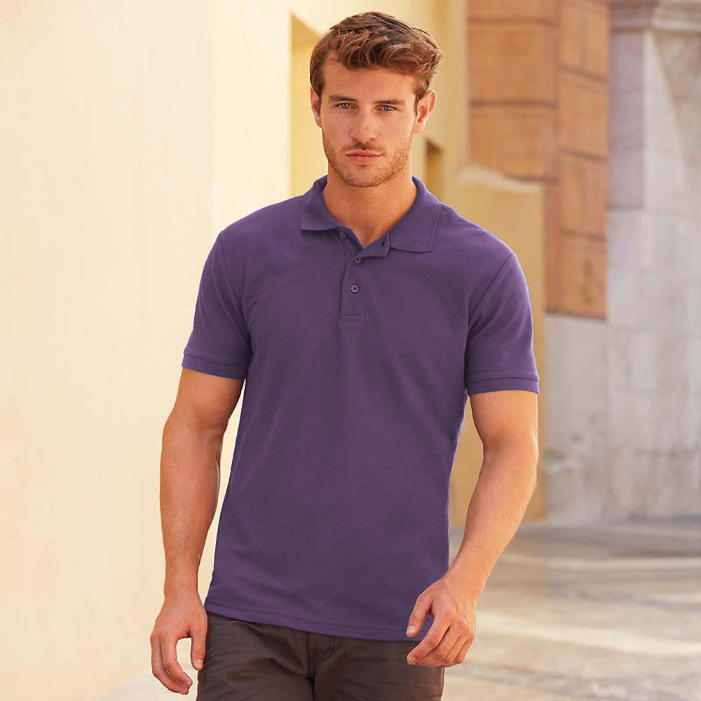 Fruit Of The Loom Mens Iconic Polo Shirt (RW6516) - Picture 12 of 15