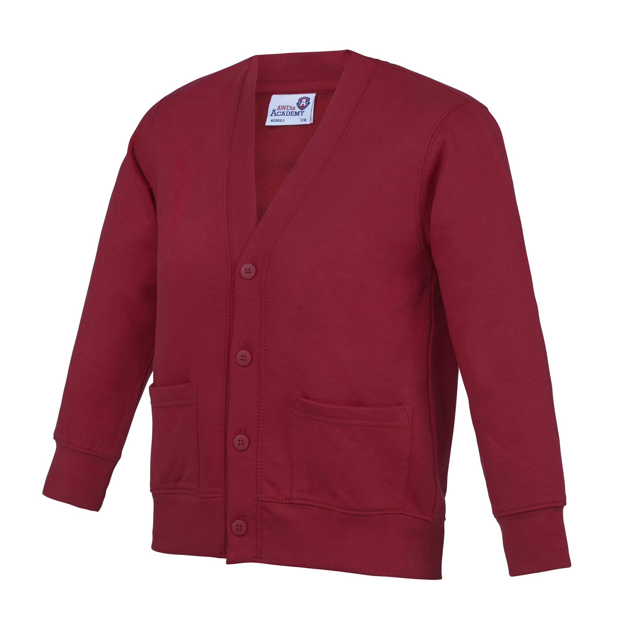 AWDis Academy Childrens/Kids Button Up School Cardigan (Pack of 2) (RW6679) - Picture 4 of 7