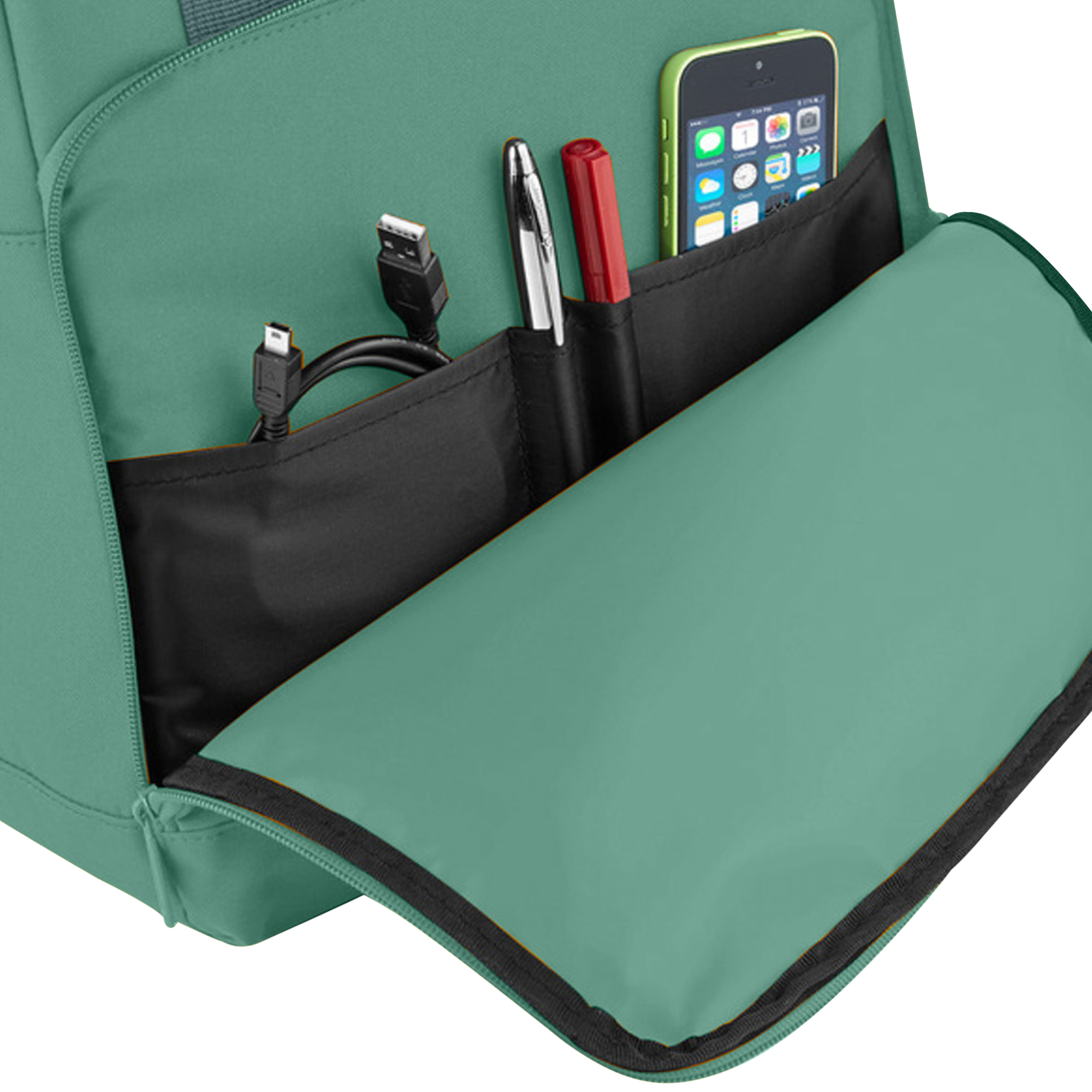 BagBase Twin Griff Roll-Top Rucksack (RW7125) - Bild 20 von 25