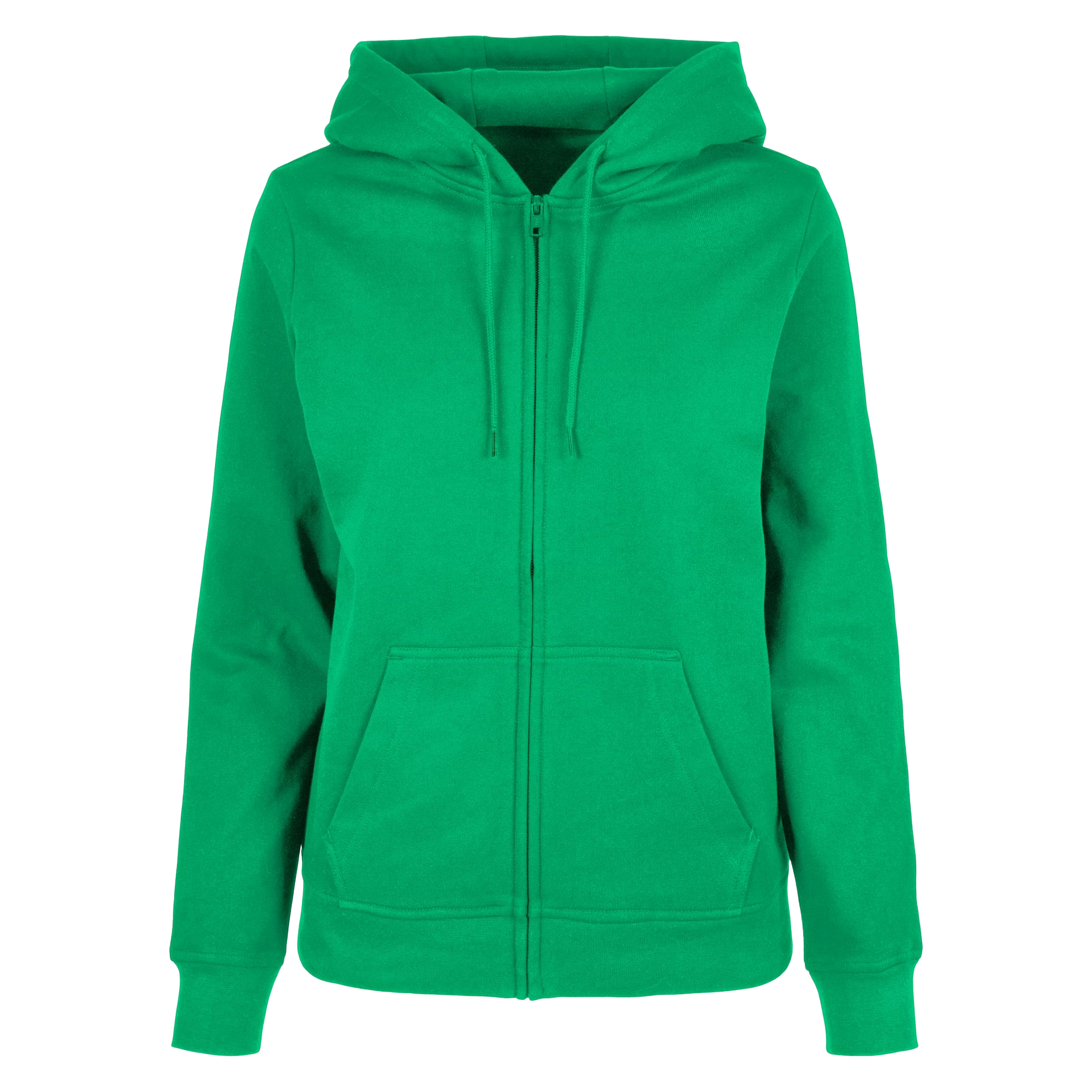 (ビルド・ユア・ブランド) Build Your Brand レディース Basic フルジップパーカー フーディー RW8946 (ヘザーグレー) Build Your Brand Womens/Ladies Basic Full Zip Hoodie (RW8946