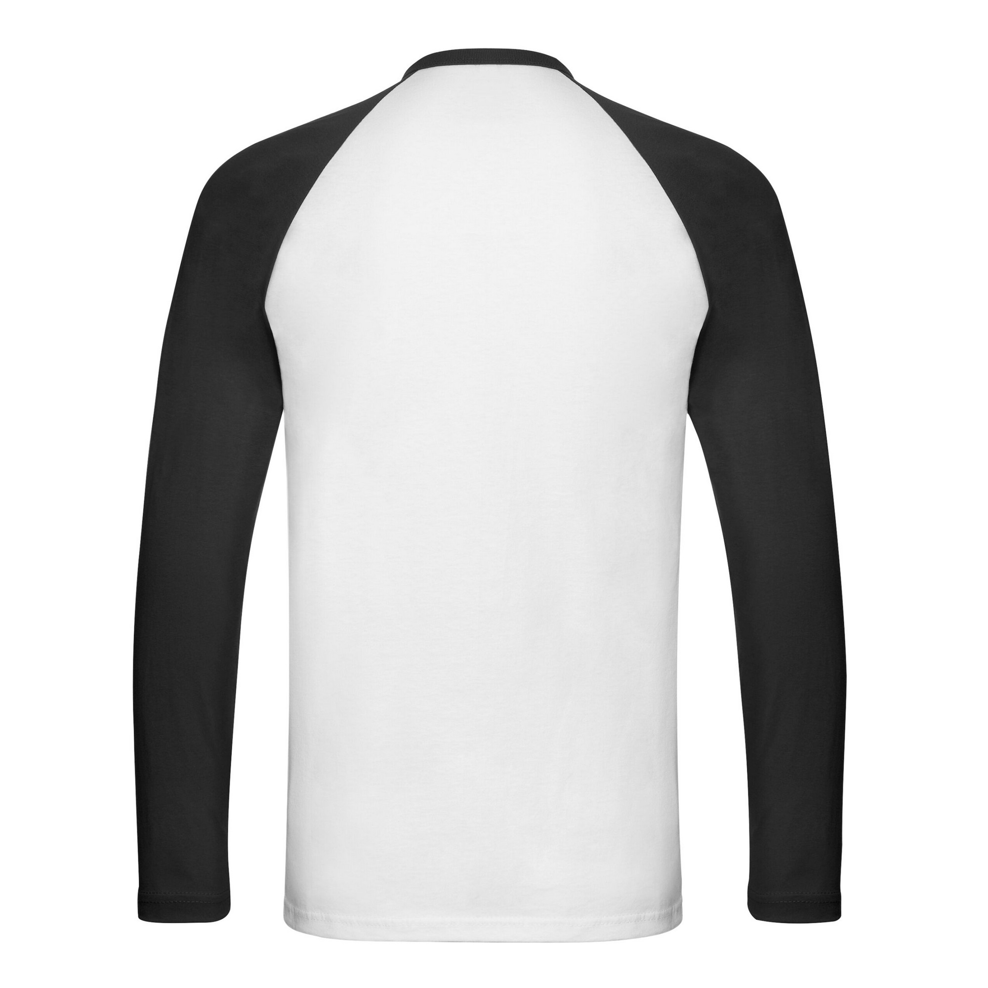 Fruit of the Loom Mens Contrast Long-Sleeved Baseball T-Shirt (RW9894) - Picture 5 of 12