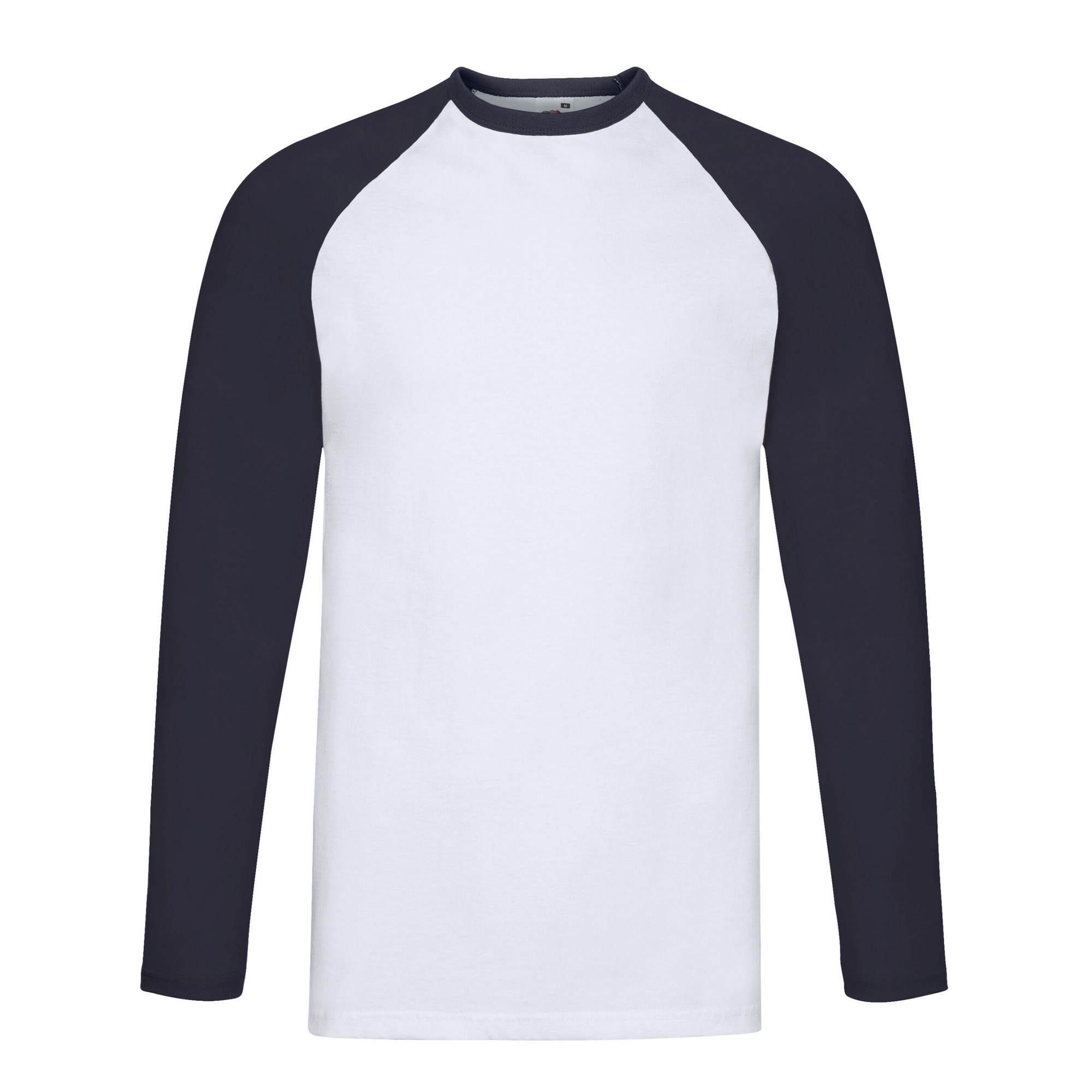 Fruit of the Loom Mens Contrast Long-Sleeved Baseball T-Shirt (RW9894) - Picture 7 of 12