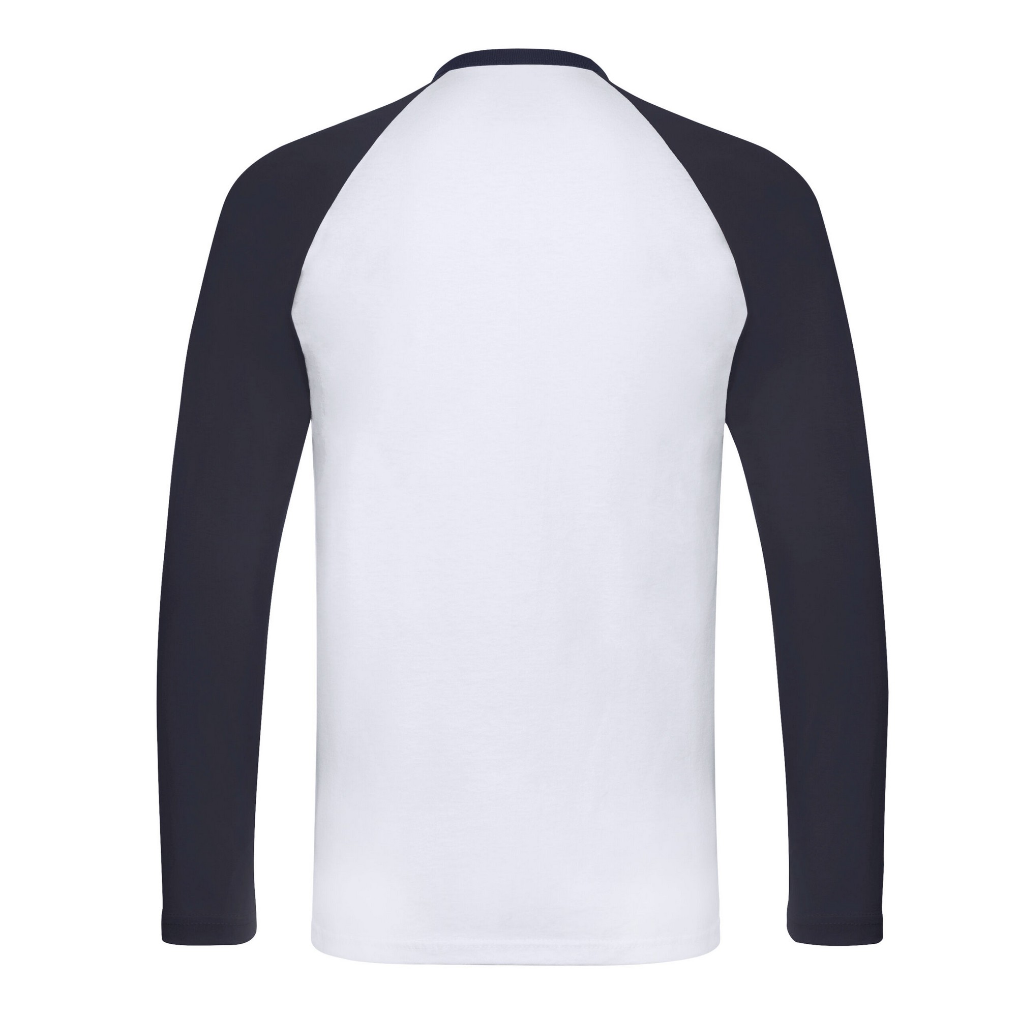 Fruit of the Loom Mens Contrast Long-Sleeved Baseball T-Shirt (RW9894) - Picture 8 of 12