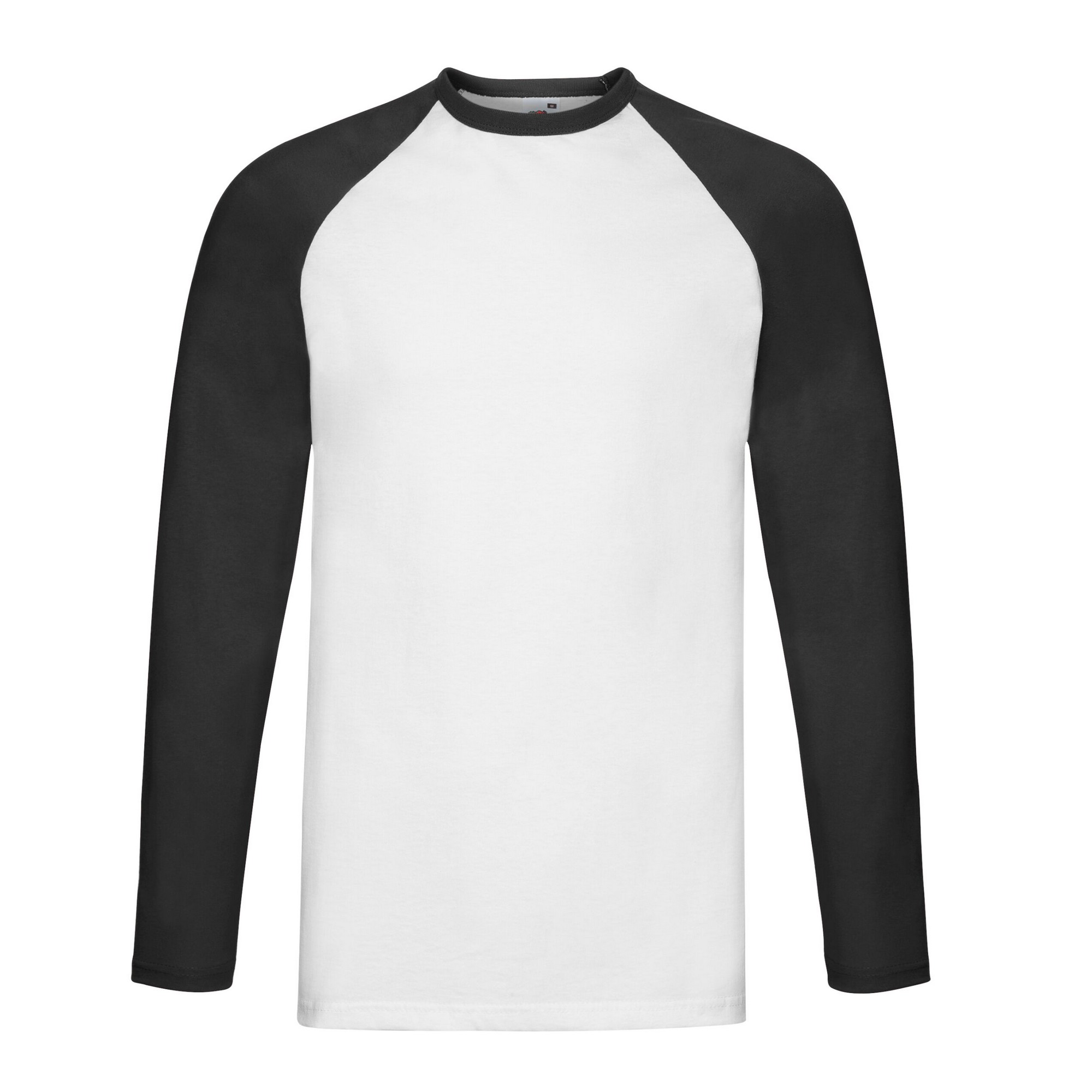 Fruit of the Loom Mens Contrast Long-Sleeved Baseball T-Shirt (RW9894) - Picture 4 of 12
