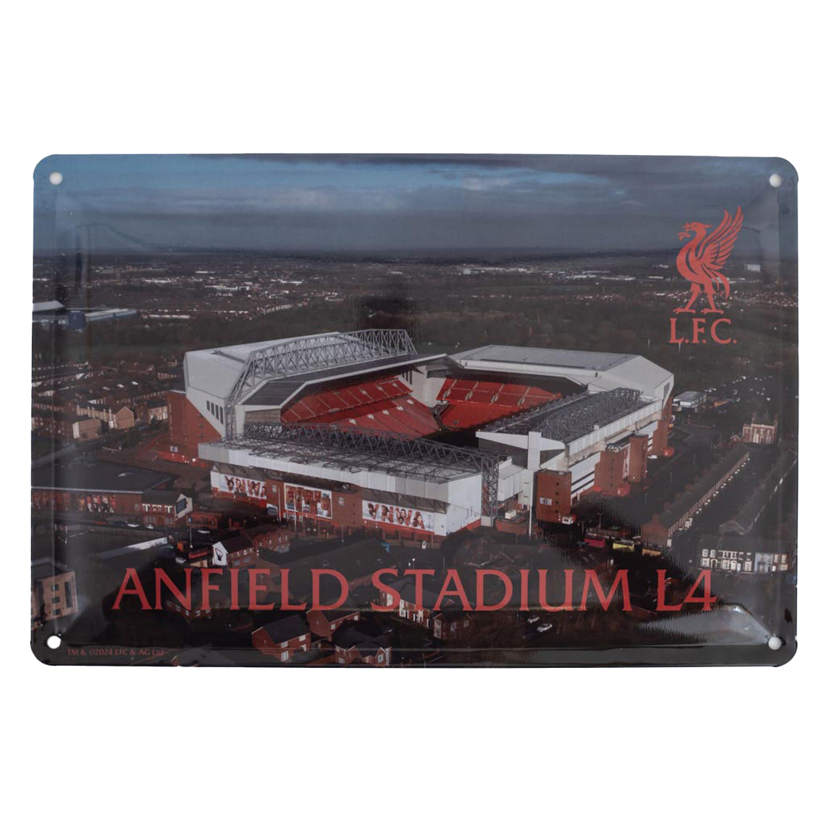 Liverpool FC Skylt i Metall