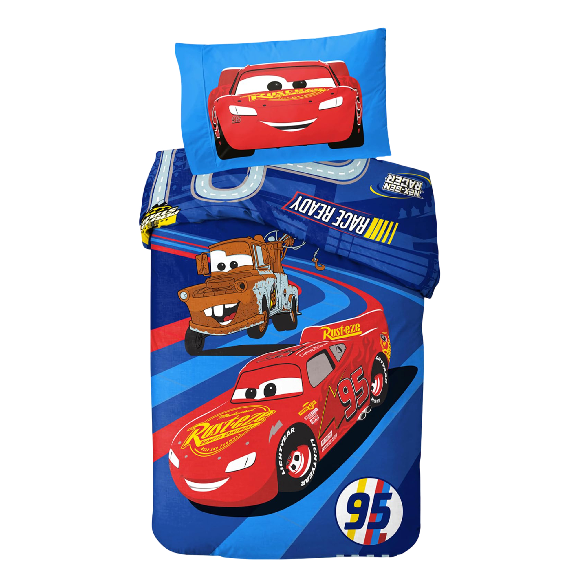 Cars Lightning McQueen & Mater Reversible Duvet Set