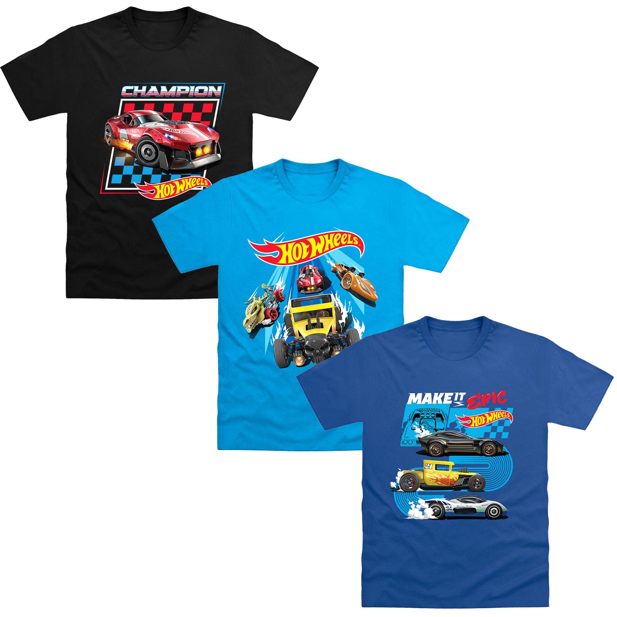 Hot Wheels Barn/Kids Make It Epic Champion T-shirt (3-pack)