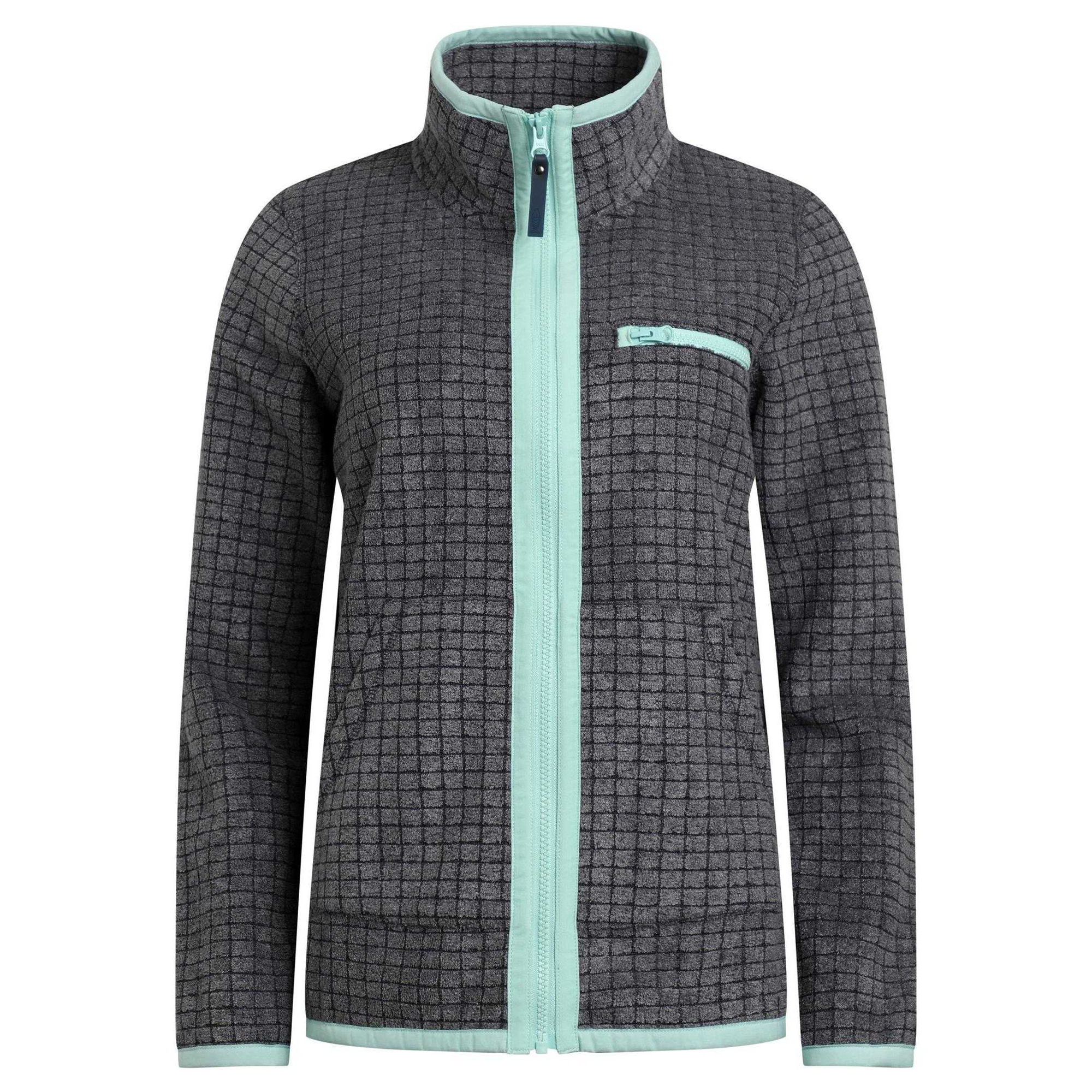 売れ筋商品|||ウィアードフィッシュ パーカー・スウェットシャツ レディース アウター TILLY ECO FULL ZIP GRID  - Fleece jacket - viridis Weird Fish Womens/Ladies Tilly Grid Full Zip Fleece Jacket